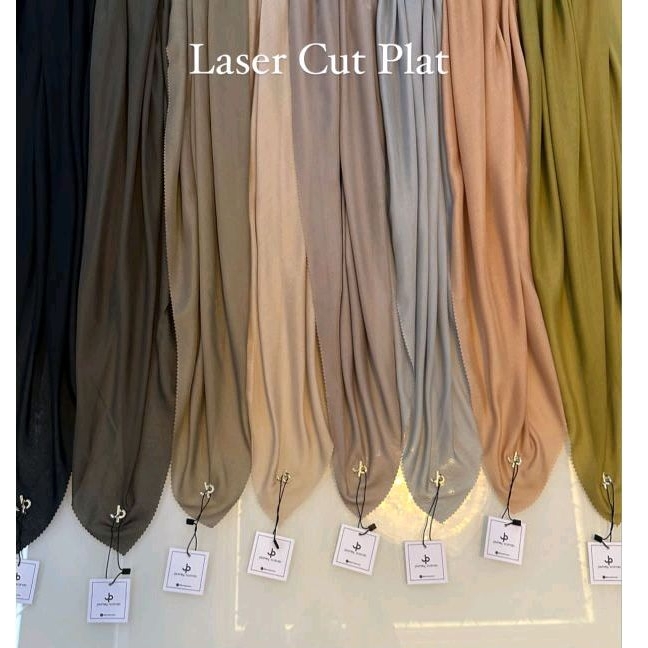 Laser cut Polos Journey, Jilbab polos journey