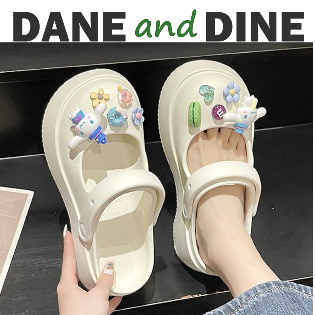 Sandal Wedges Wanita korea Dane and Dine WJ2