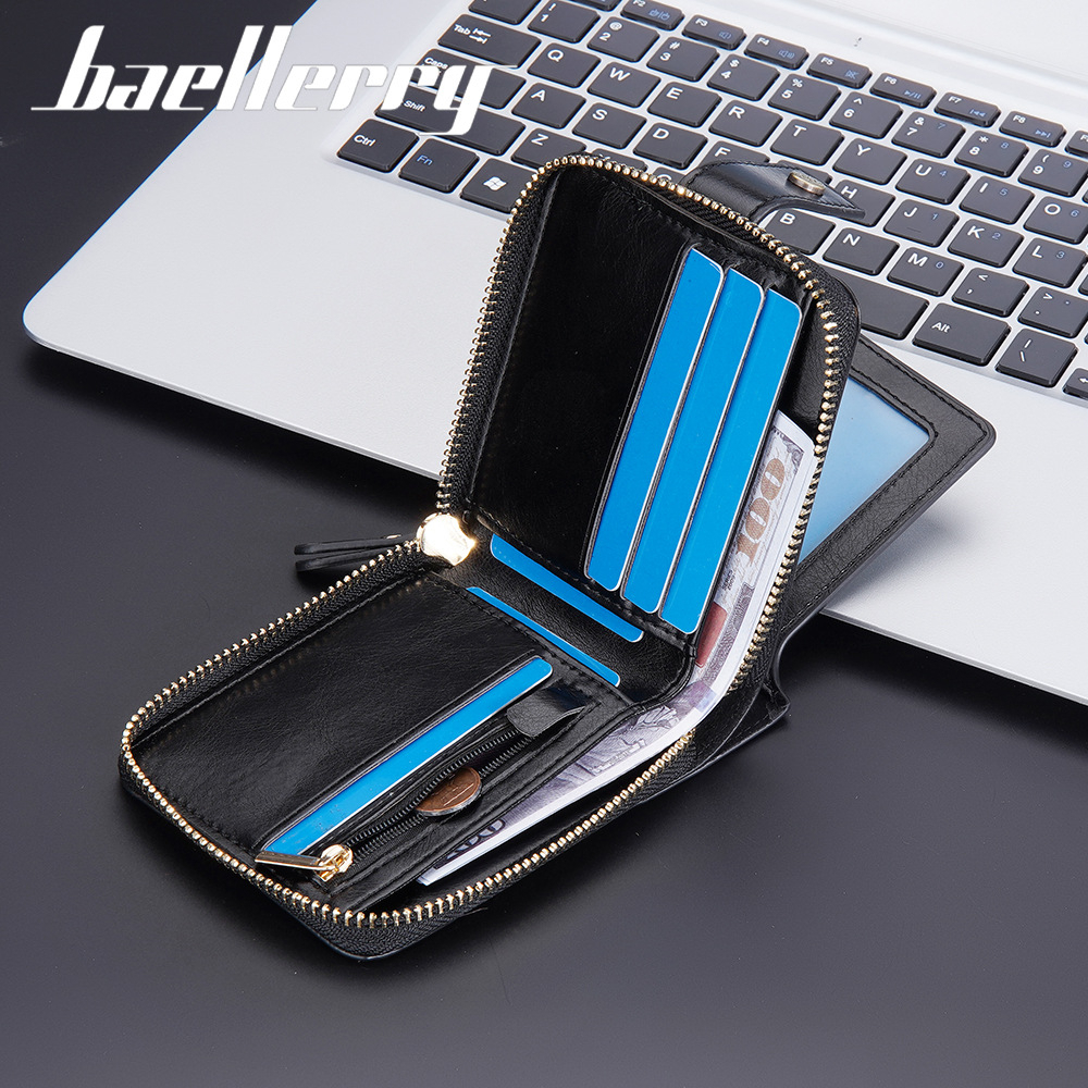 DOMPET LIPAT BAELLERRY ORIGINAL TERBARU MINI HEIDEL HITAM KULIT PREMIUM FASHION BRANDED BATAM CEWEK SIMPLE DEWASA KEKINIAN WA680B5 WANITA BISA PRIA