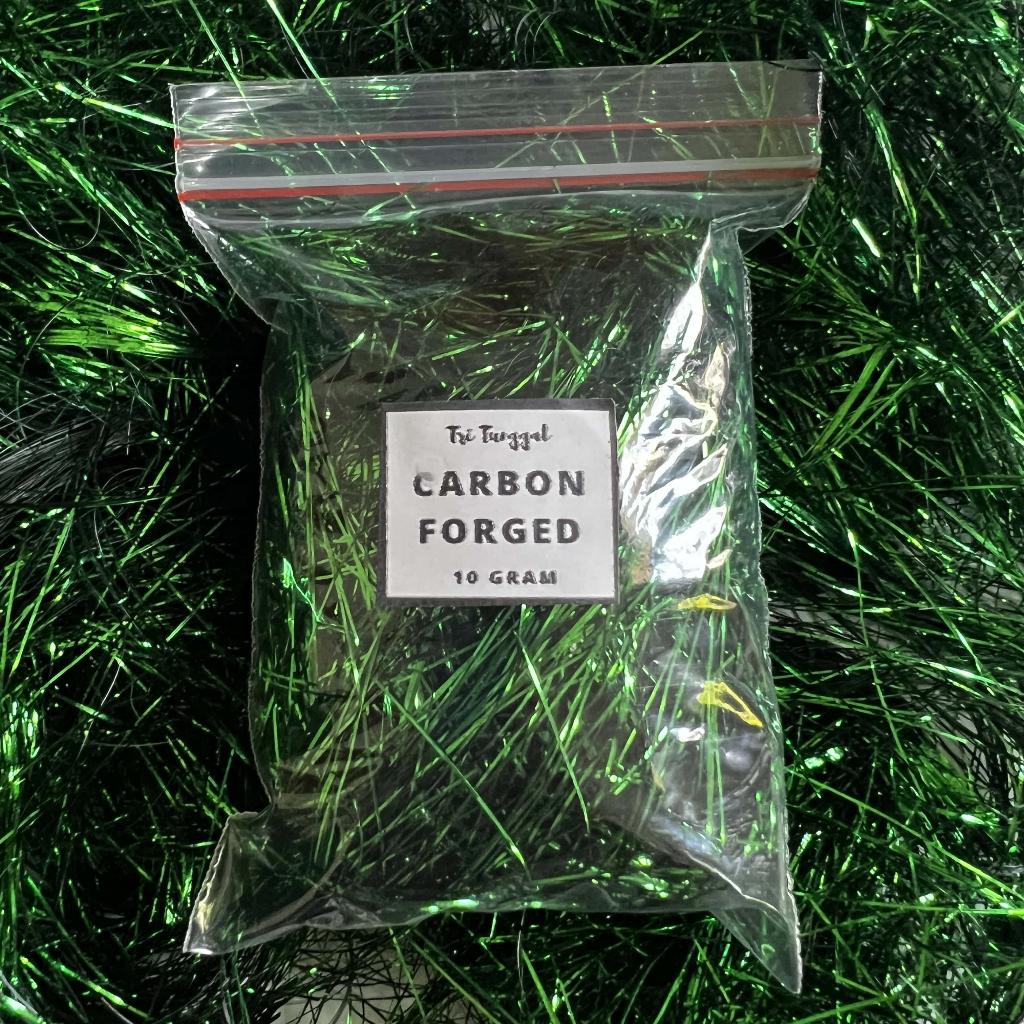 Serat Carbon Forged Isi 10gr Warna Hijau Green Warni Campuran Chopped Serat Premium Metalik Karbon K