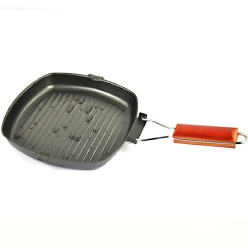 Panggangan Sate Portable / Alat Pemanggang Ikan Bahan Tebal / Bakaran BBQ Jagung / Ayam / Sosis