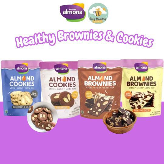 (BEST SELLER!!) ALMONA HEALTHY COOKIES AND HEALTHY BROWNIES CHIPS / SNACK SEHAT/ BROWNIES/MAKANAN DIET/ MAKANAN SEHAT