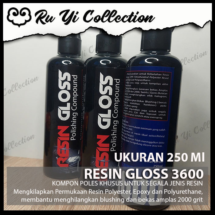 RESIN GLOSS POLISHING COMPOUND KOMPON 250 ml