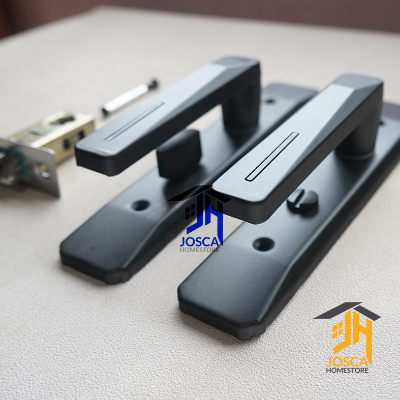 Gagang pintu dengan Kunci/Pintu Kecil Fullset Kamar Mandi/Kamar Minimalis Murah Kunci pintu toilet door lock