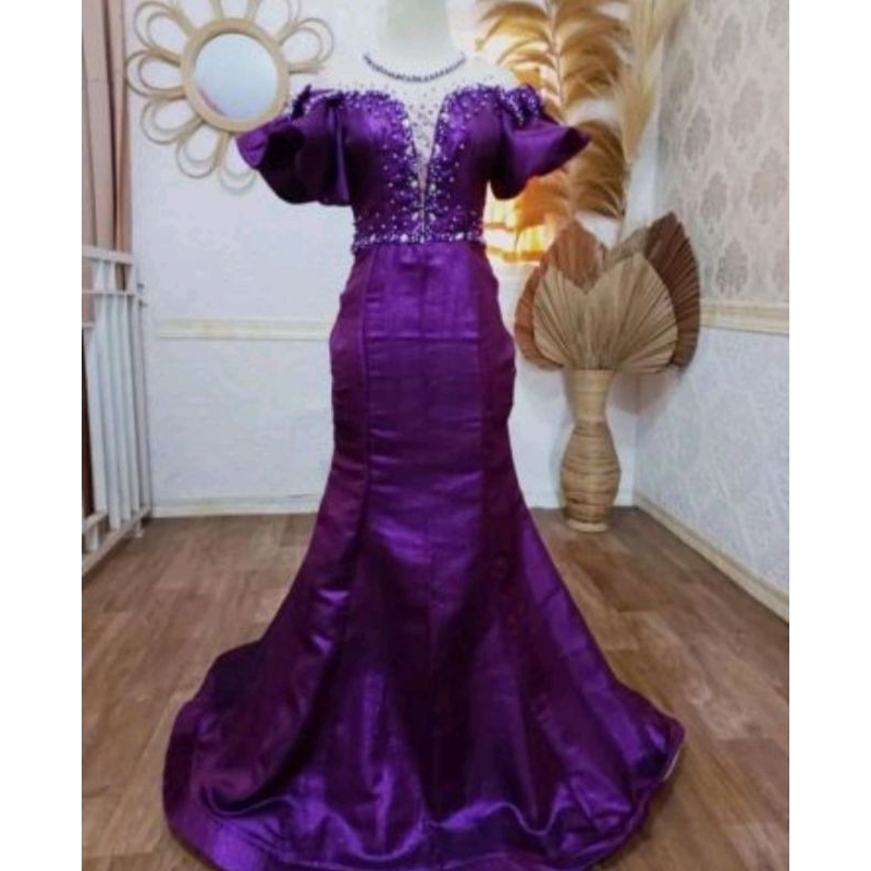 Dress duyung pesta / gaun singer penyanyi