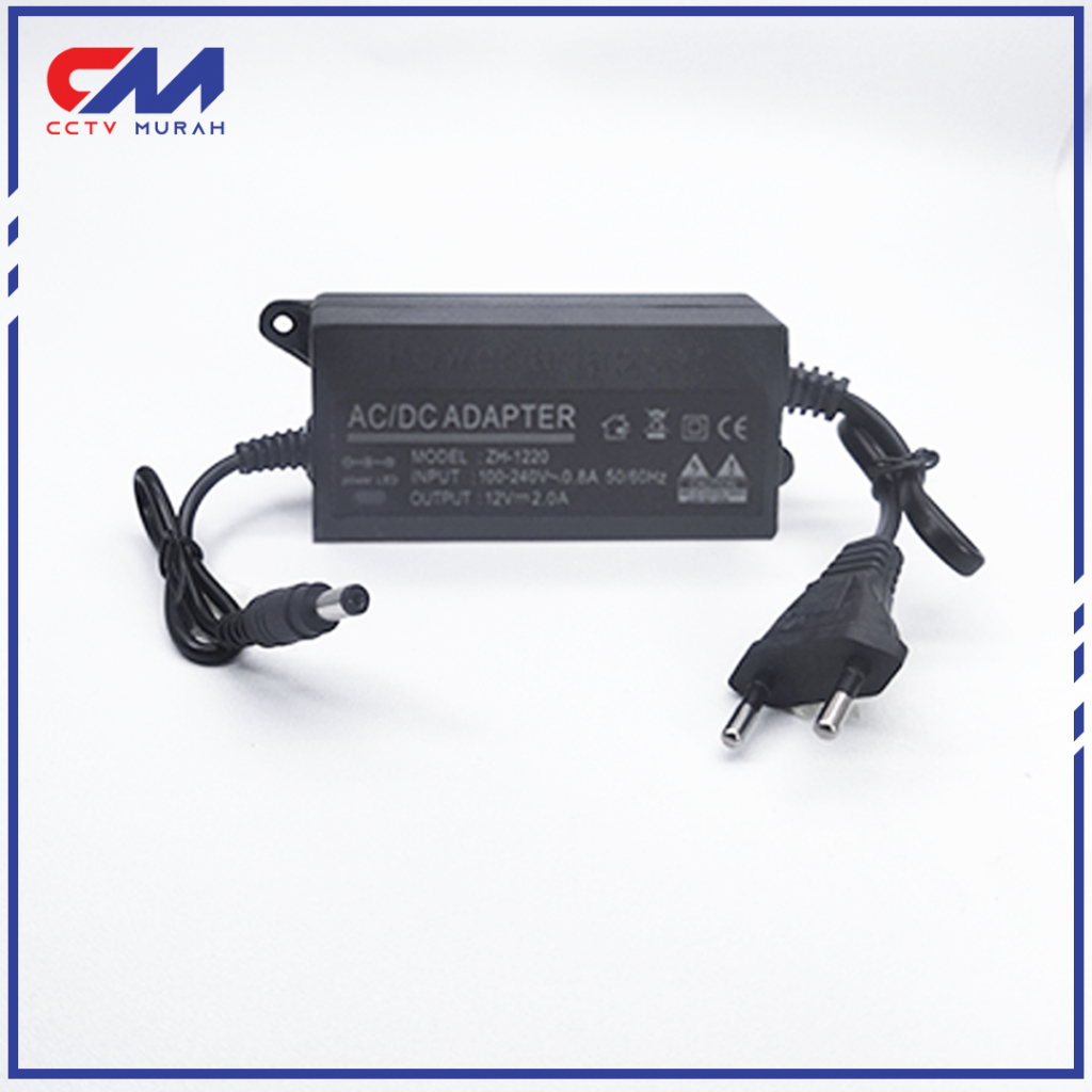 Adaptor 12V/2A ZH-1220 Tegangan Murni Kualitas Bagus
