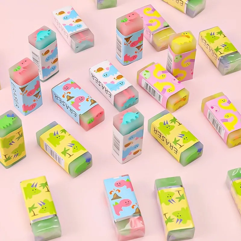 

Penghapus Pensil Motif Dino Bola dan Fruit