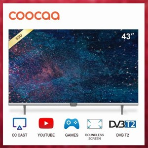 Coocaa Coca Cooca 43S3U Smart TV 43 inch FHD Digital Bezelless Wifi Youtube