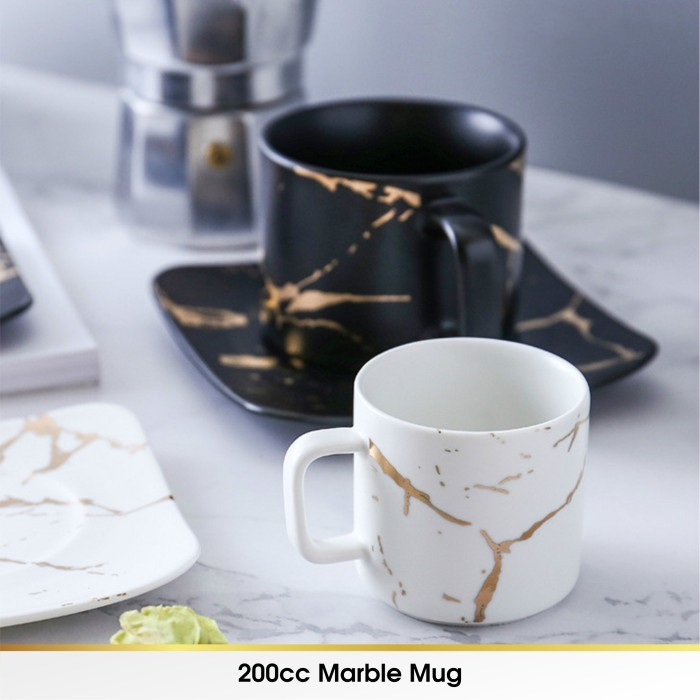 European British Marble Mug / Gelas Mug Cangkir