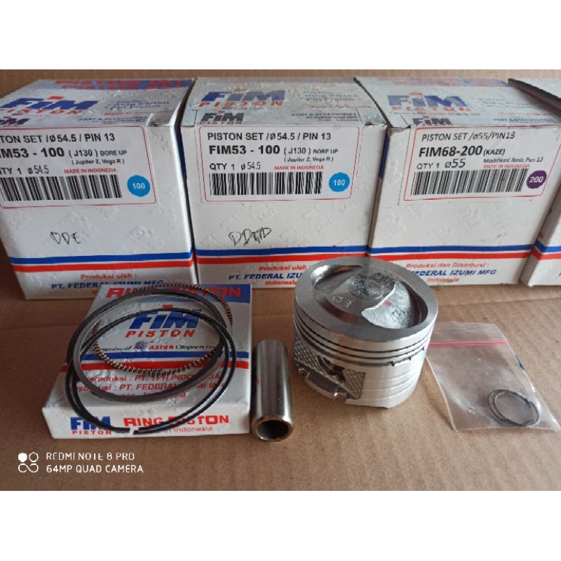 Piston Fim Jupiter Vega Supra Karisma Vega zr Jupiter Z1 Grand Blade Kaze