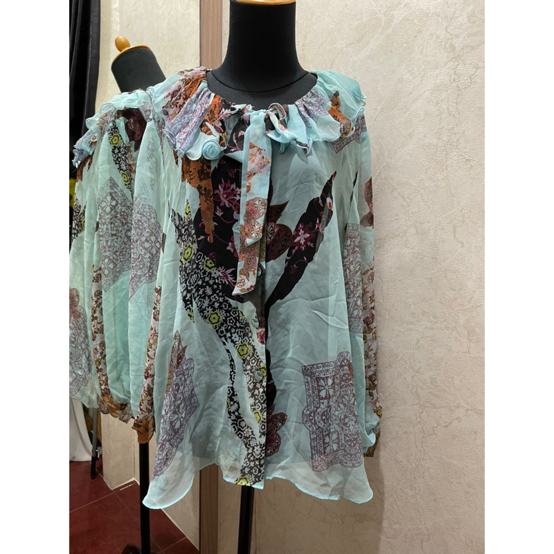 Blouse sifon nerawang big size