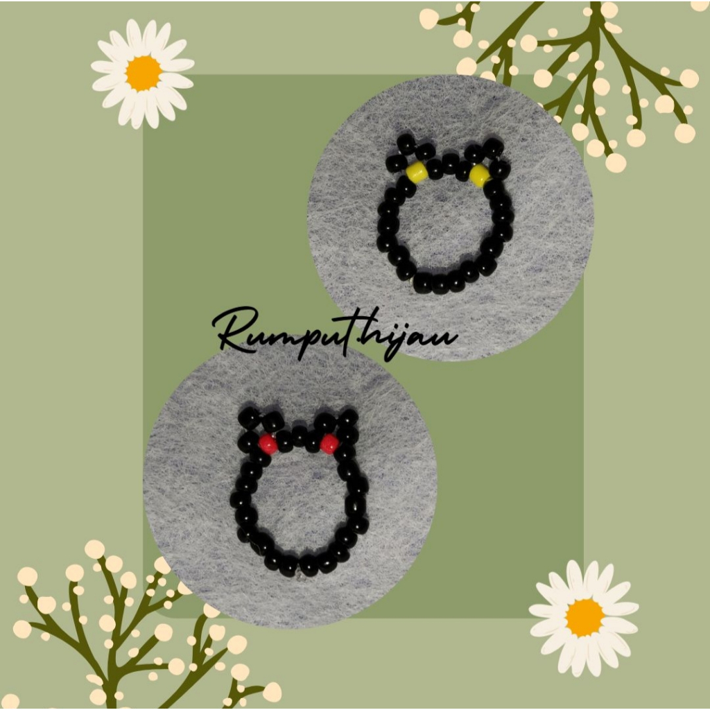 Cincin manik katak | Frog Ring Beads | Cincin manik