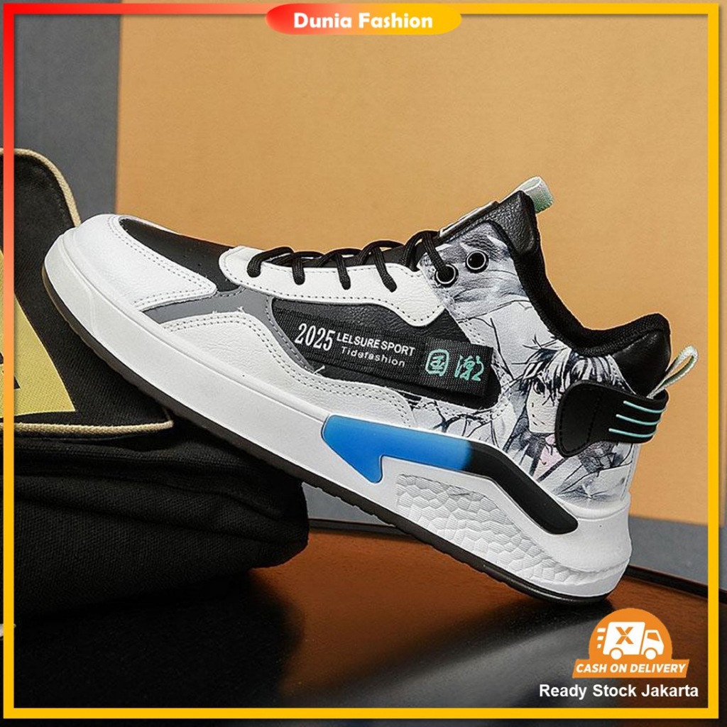 [DUNIA FASHION] DF 664 Sepatu Pria Sneakers Import Kasual Premium Sporty Kekinian