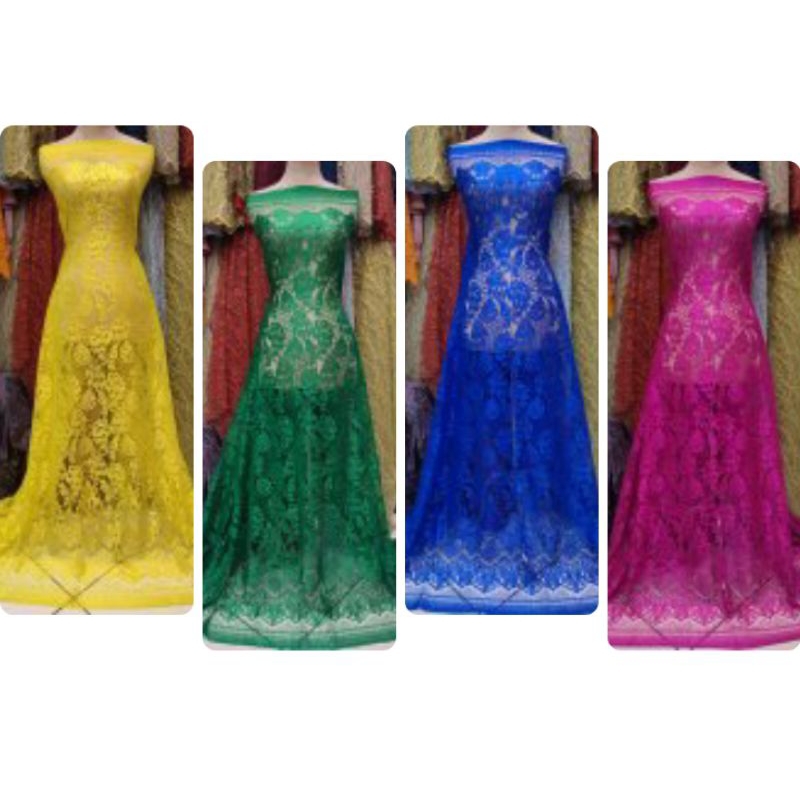 Rumah Adat Bakal Kebaya Semi Prancis 2.5m x 1.5m /BAKAL KEBAYA/BEST SELLER/BAKAL KEBAYA SEMI FRANCE