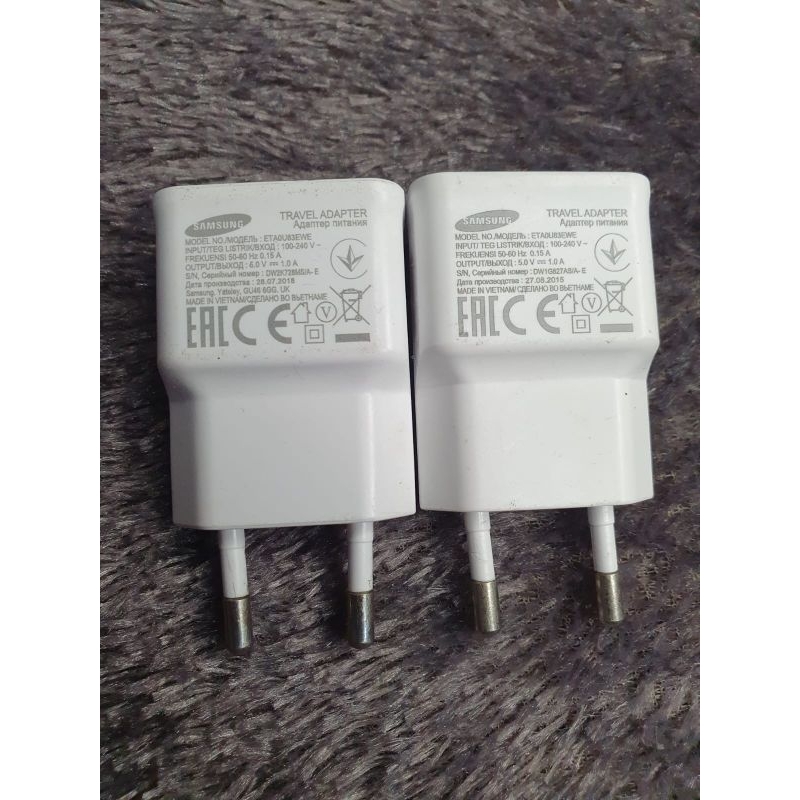 adaptor charger original bawaan hp Samsung 1A