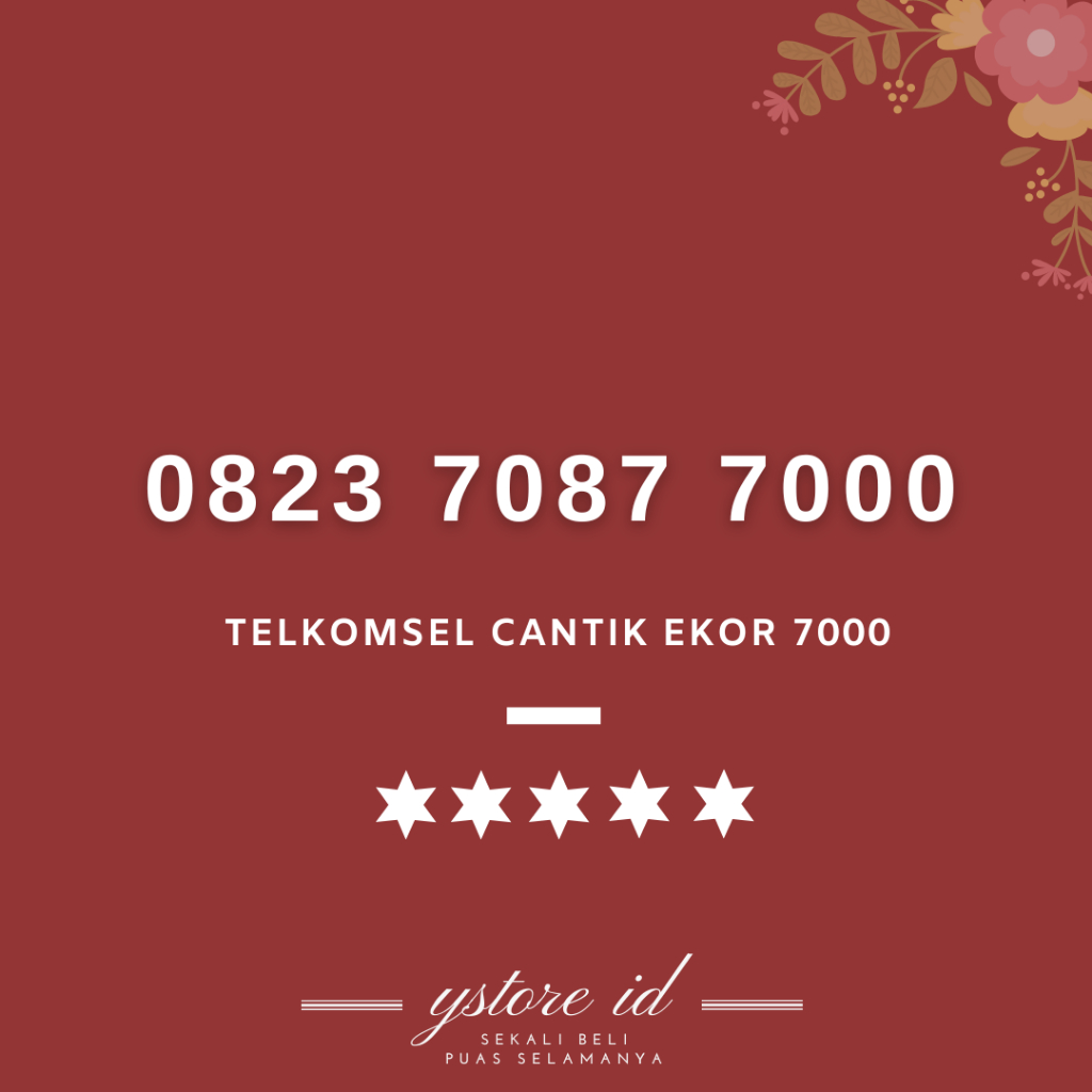 Seri 7000 | NOMOR CANTIK TELKOMSEL AS TRIPLE 000 KARTU PERDANA PRABAYAR 4G NOMER BELAKANG EKOR UJUNG