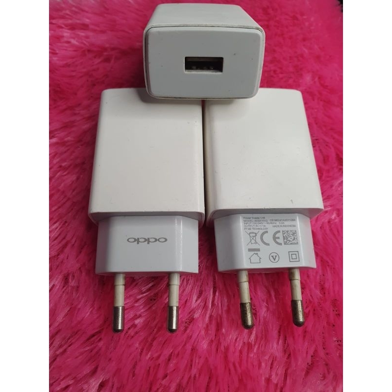 kepala charger original bawaan hp (bekas) Oppo 1A A3S A71 dll