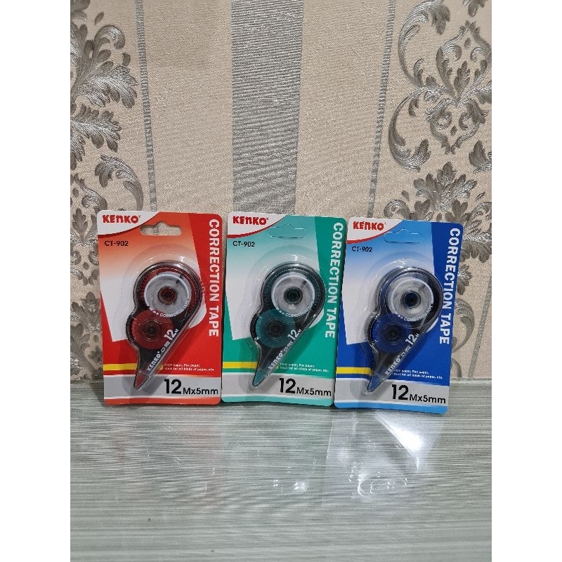 

CORRECTION PEN KERTAS / TIPE X KERTAS KENKO CT 902 12M KUALITAS BAGUS