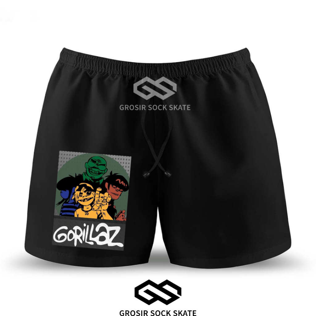 BOXER CELANA PENDEK MUSIC BAND GORILAZ 2