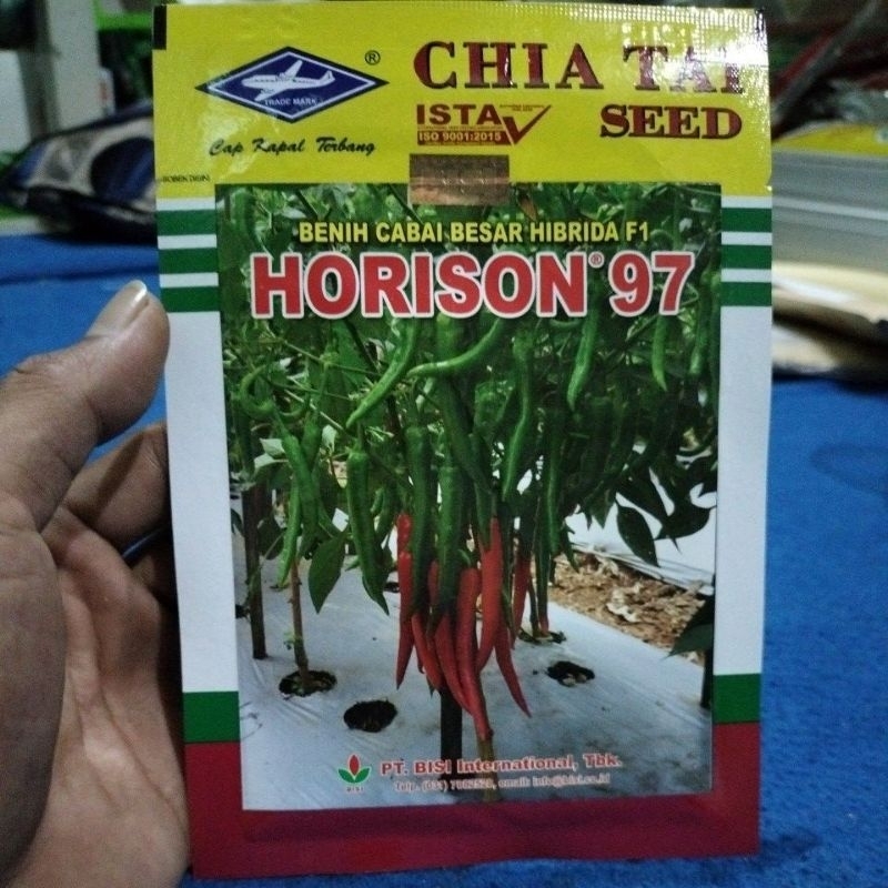 Cabe Horison 97 F1 Cabe Besar 10gr Hibrida Original Cap Kapal Terbang