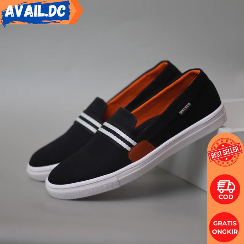 AVAIL.DC Sepatu pria slip on kasual Kante original / sepatu selop pria kanvas