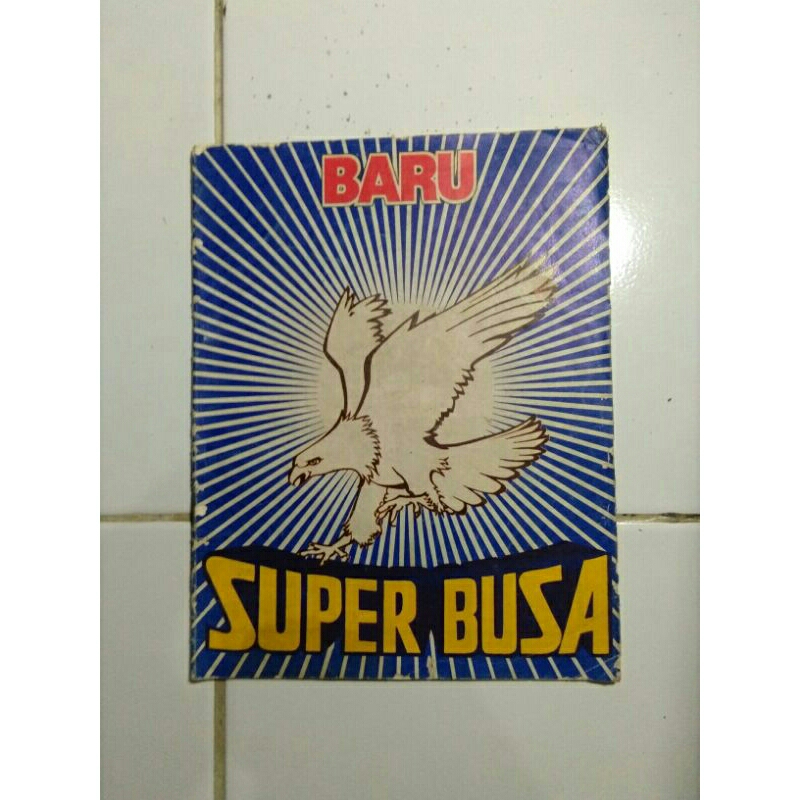 

buku tulis jadul cover iklan super busa, original