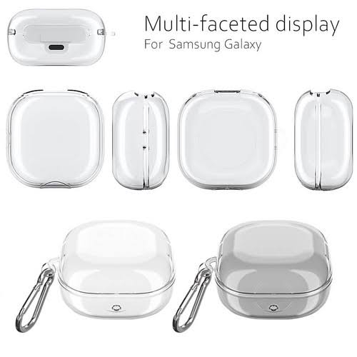 Clear Case Casing Samsung Galaxy Buds 2 Buds Live Buds Pro Buds 2 Pro Transparent Slim TPU Silicone