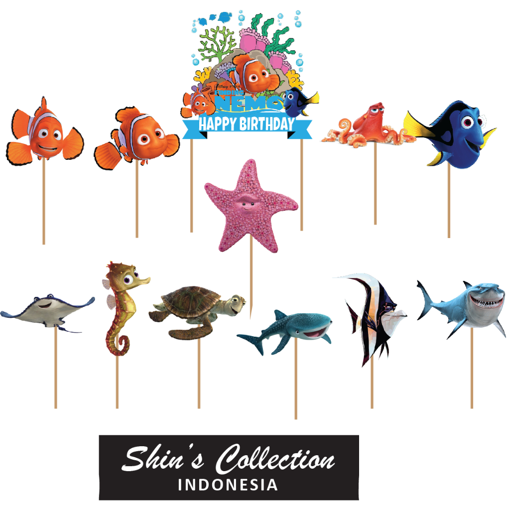Cake topper Nemo Finding New Disney