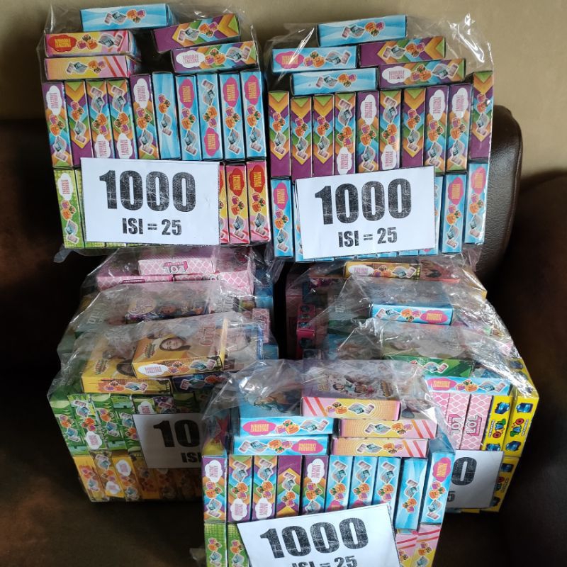 

25 PCS KOTAK KADO MAINAN ANAK SUDAH ADA ISI YA