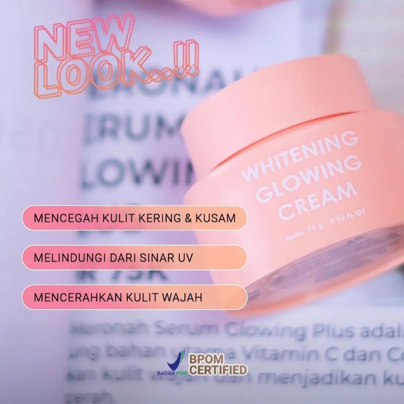 (COD)MERONAH WHITENING GLOWING CREAM , BEAUTYCARE READY ALL PRODUCT TERLARIS