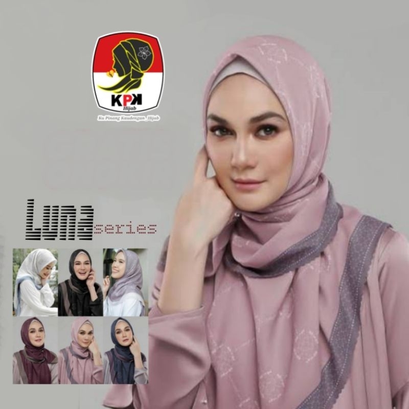 HIJAB VOAL SEGI EMPAT MOTIF || Luna Series