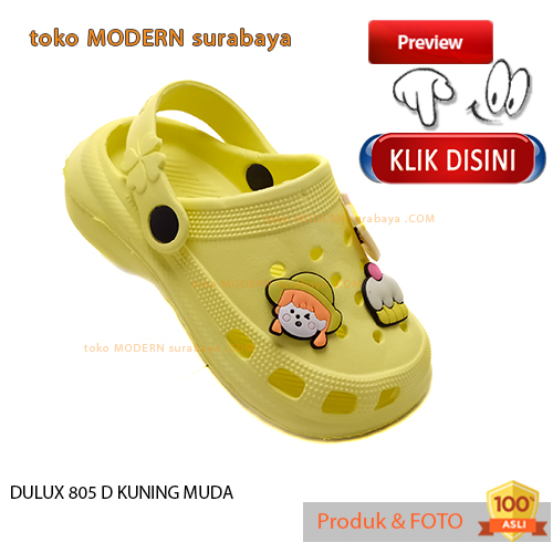 Sandal anak perempuan sandal bakpao ringan DULUX 805 D