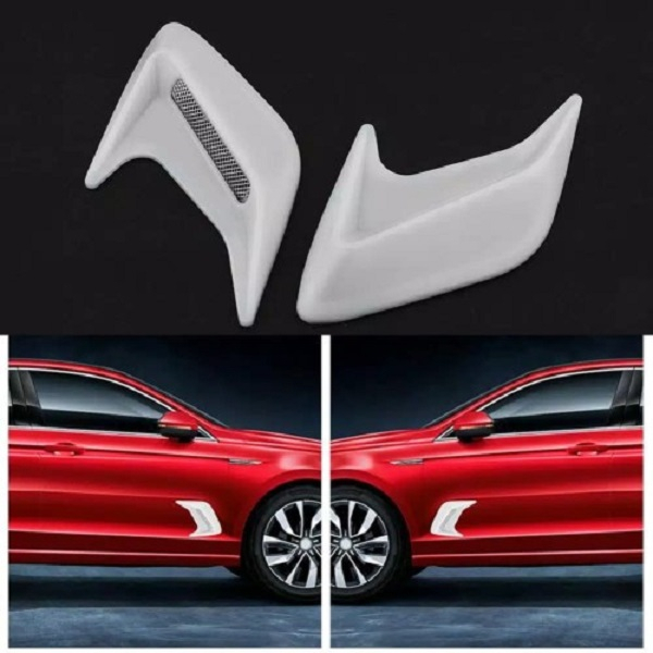 Car Air flow Side Fender dekorasi Variasi insang hiu Mobil isi 2 pcs
