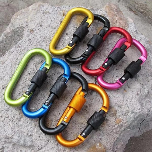 Carabiner Gantungan Tas Quickdraw / Karabiner D Gantungan Kunci