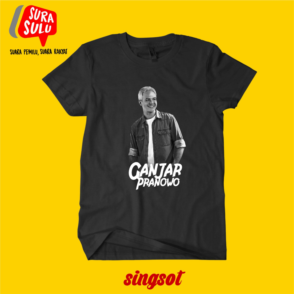 KAOS GANJAR PRANOWO KAOS KADER PARTAI KAOS DISTRO