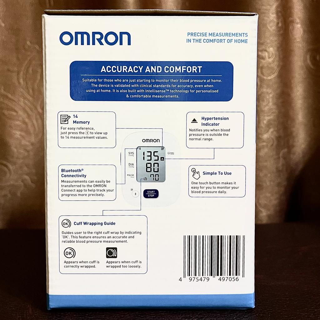 TENSIMETER DIGITAL OMRON HEM 7140T  CONNECT BLUETOOTH / ALAT UKUR TEKANAN DARAH DIGITAL OMRON HEM 7140T1  KONEKTIVITAS BLUETOOTH