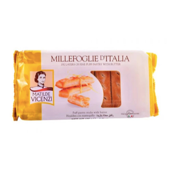 

Vicenzi Millefoglie D'Italia Puff Pastry Sticks with Butter [125 gr]
