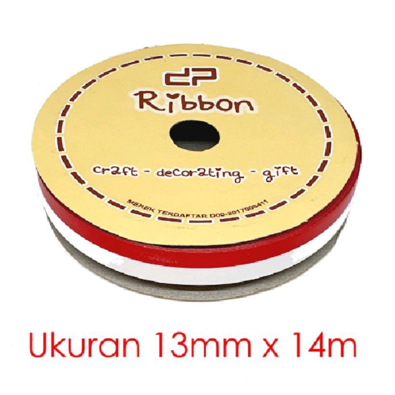 

1 rol pita Jepang merah putih 1/2 inch