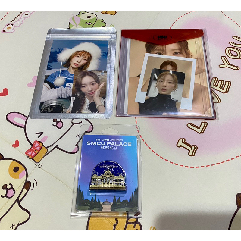 [TOLONG GANTI PENGIRIMAN KE JNT] Taeyeon photocard smcu palace md magnet pc set 4x6 photo + pc set p