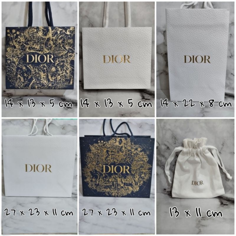 Paper Bag Dior Original