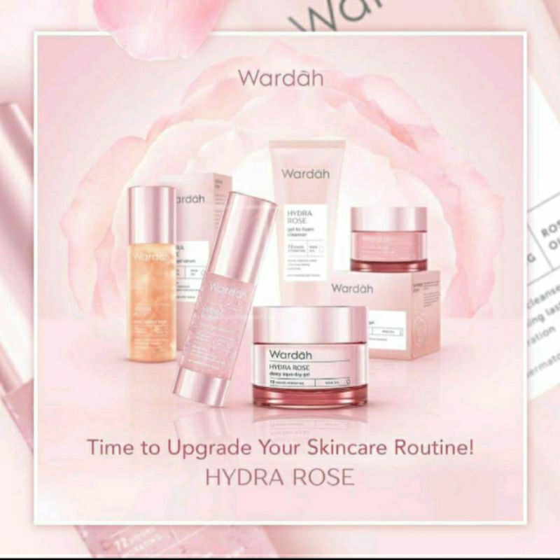 WARDAH HYDRA ROSE series skin care