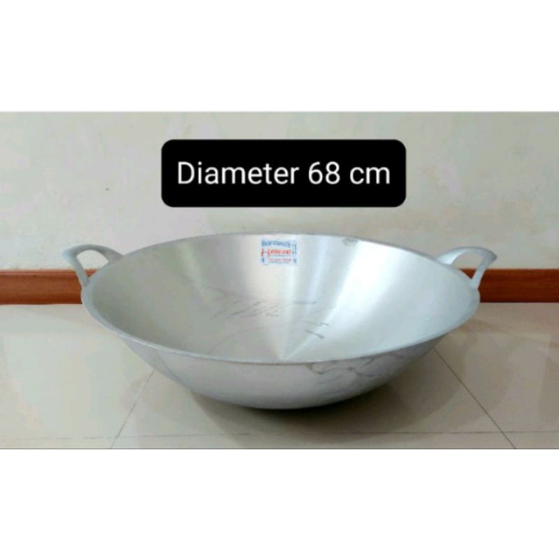 wajan cor aluminium 68cm super besar