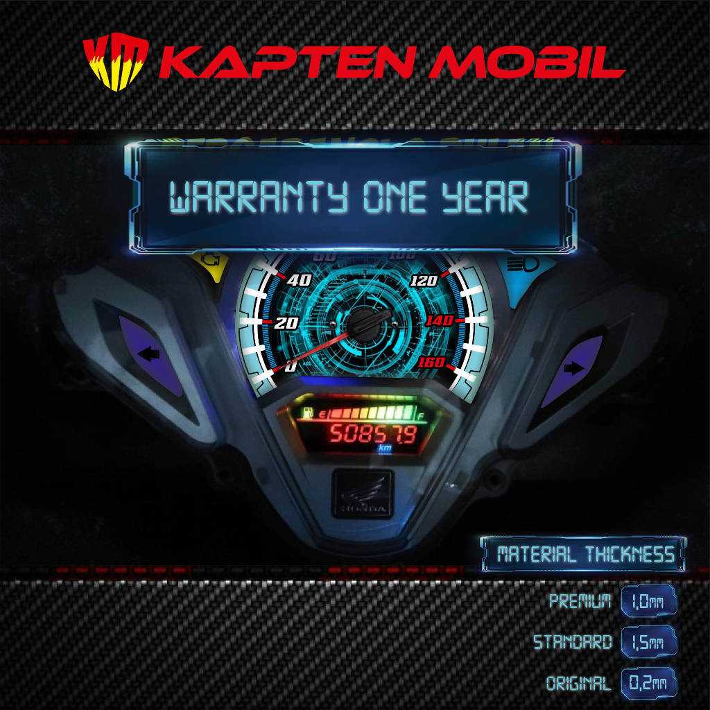 Custom Panel Speedometer Motor Vario 125 Old Tech Speed Series