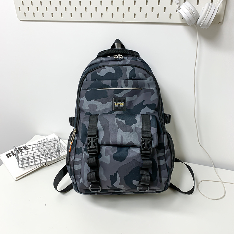 131428 Tas Ransel Loreng Pria Wanita Backpack Punggung Cowok Dailybag Travelbag Gunung Hiking Traveling