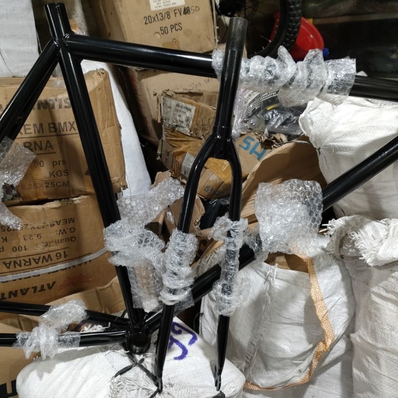 Frame Fixie / Batangan Fixie Lokal / Rangka Sepeda Fiksi dan Garpu Sepeda Fiksi