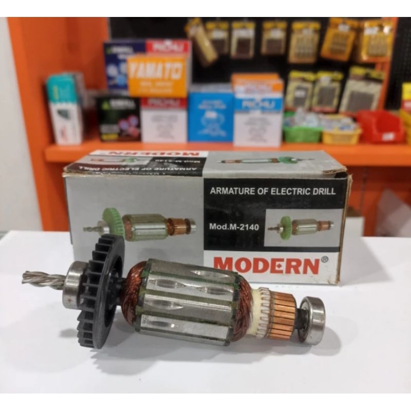 Modern Armature of Electric Drill Angker Mesin Profil Bor M-2140