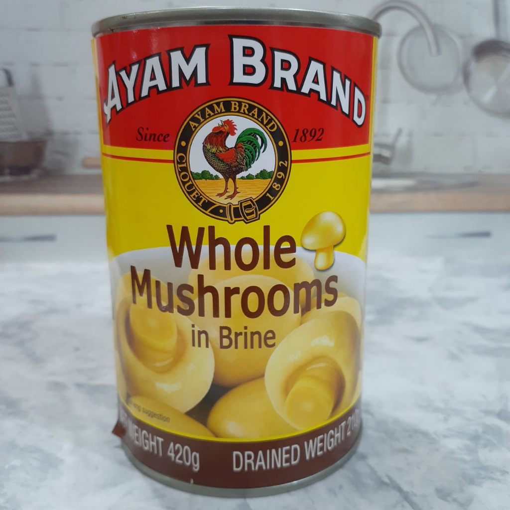 

Jamur Kancing Ayam Brand kemasan 420g