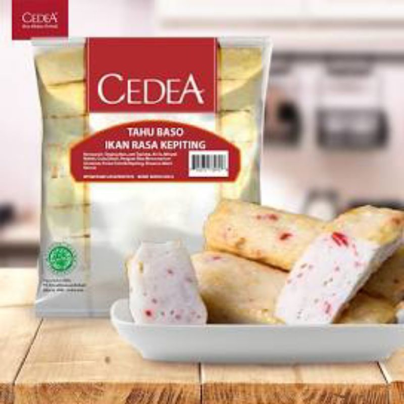 Cedea baso ikan besar/ikan rasa kepiting/stik ikan/bola udang/tahu baso rasa kepiting/baso ikan sayu