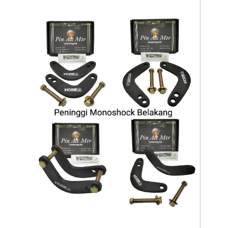 Peninggi Monoshock Belakang Premium Conrod Tebal 1cm Pnp Motor R15 V2 V3 V4/XSR 155/MT 15/XABRE/Vixion Old New Pnp Kualitas Premium Tabal 1cm