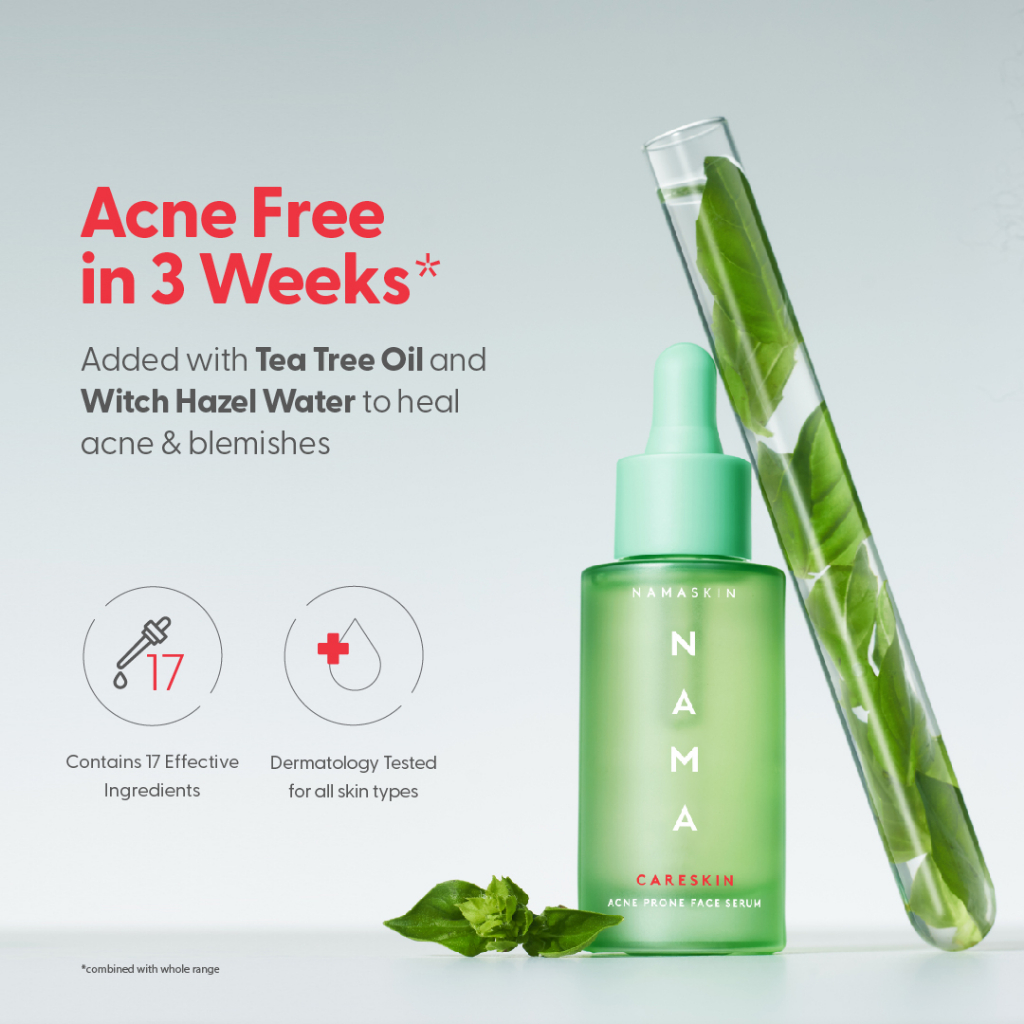 NAMA Careskin Acne Prone Face Serum|Serum Kulit Berjerawat|Serum Kulit Sensitif |Serum Acne Prone